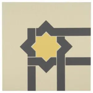 CIberianorner Dark Grey / Summer Yellow 151 x 151 x 9