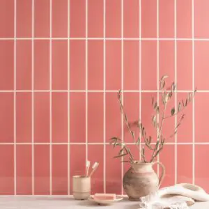 Duchy Pink Large Brick Tile