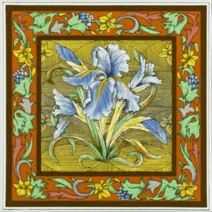 Blue Iris Single Decor