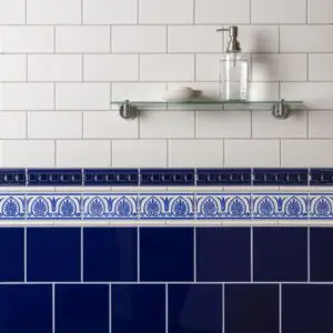 Royal Blue Parthenon Border
