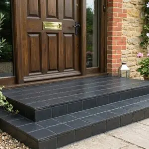 Black Quarry Door step